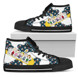 snoopy Custom Movie Shoes black