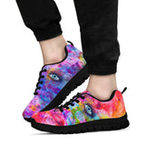 Rainbow Eye, Womens Leather Boots SNEAKERS
