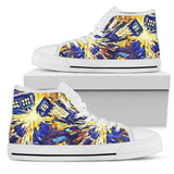 Dr Who Shoes, Dr Who Van Gogh Converse Style Shoes, Doctor Who Fan Gift Idea