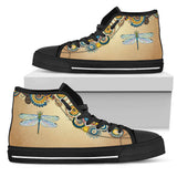 Handcrafted Shoes, Green Dragonfly