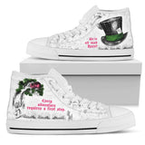 Alice in Wonderland custom trainers