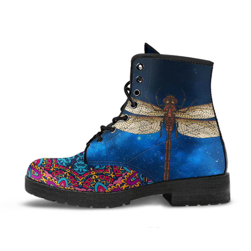 Dragonfly Shoes, Womens Leather Boots, Vegan Shoes, Outdoor Shoes, Womens Winter