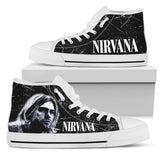 Kurt Cobain Custom Sneakers, Nirvana Custom Shoes