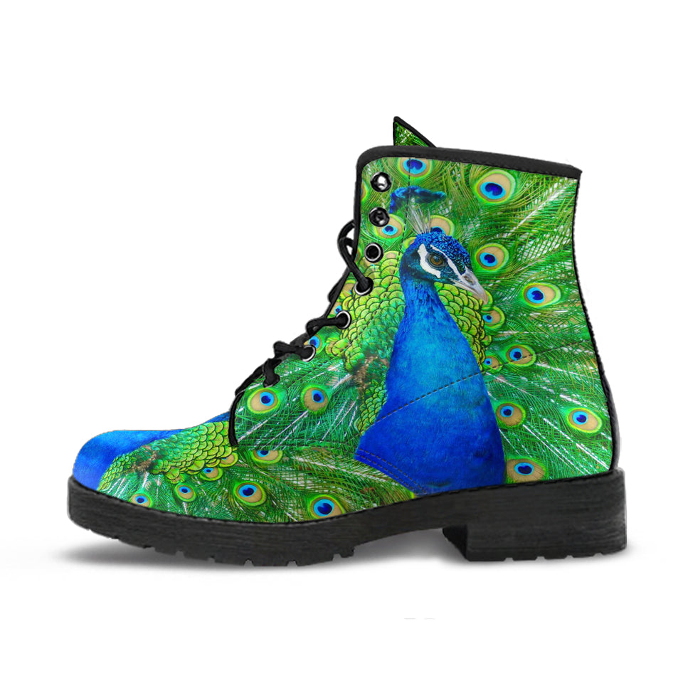 Peacock boots, Womens Leather Boots