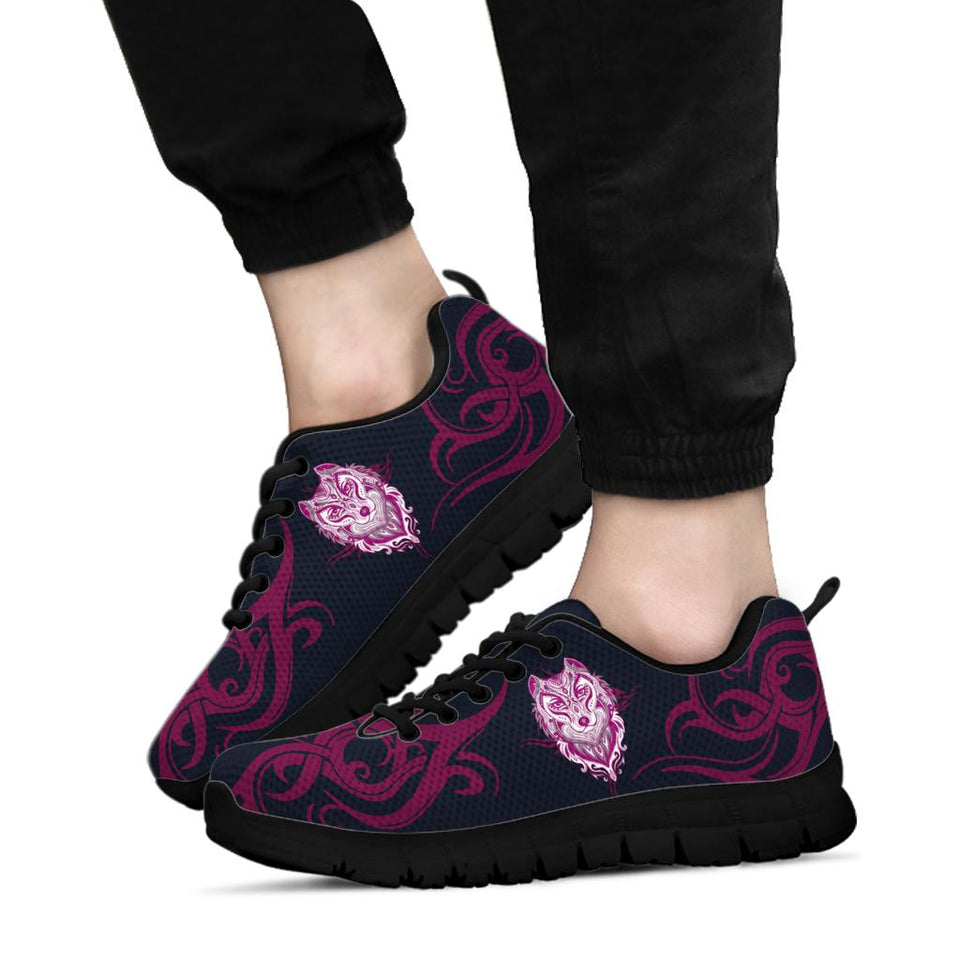 Tribal Wolf, Womens Leather Boots, Wolf Boots