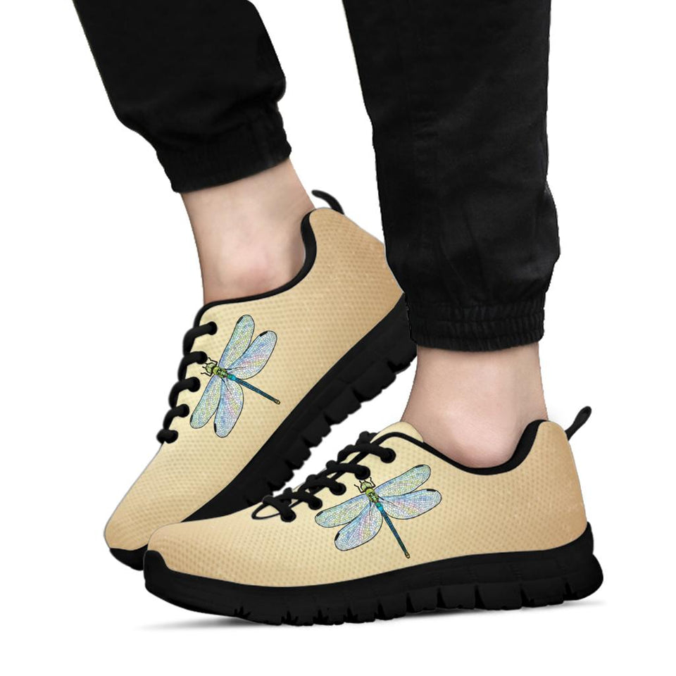 Handcrafted Shoes, Green Dragonfly