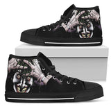Skull Shoes for Men Fashion Sneaker High Top Gotham Joker