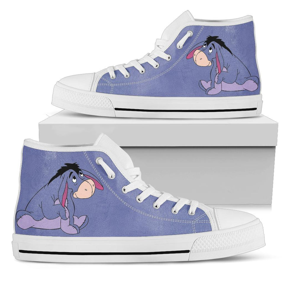 Eeyore Shoes, Eeyore Winnie The Pooh Converse Style Shoes 2