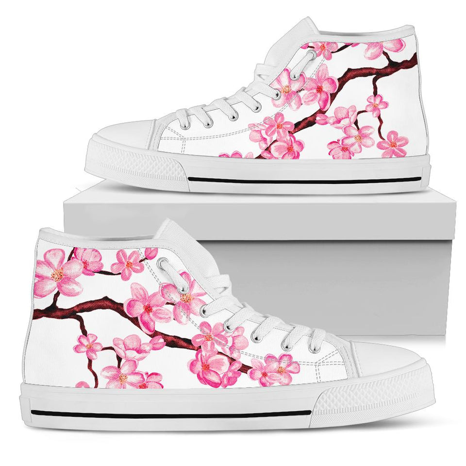 Japanese Sakura Hand Painted Shoes