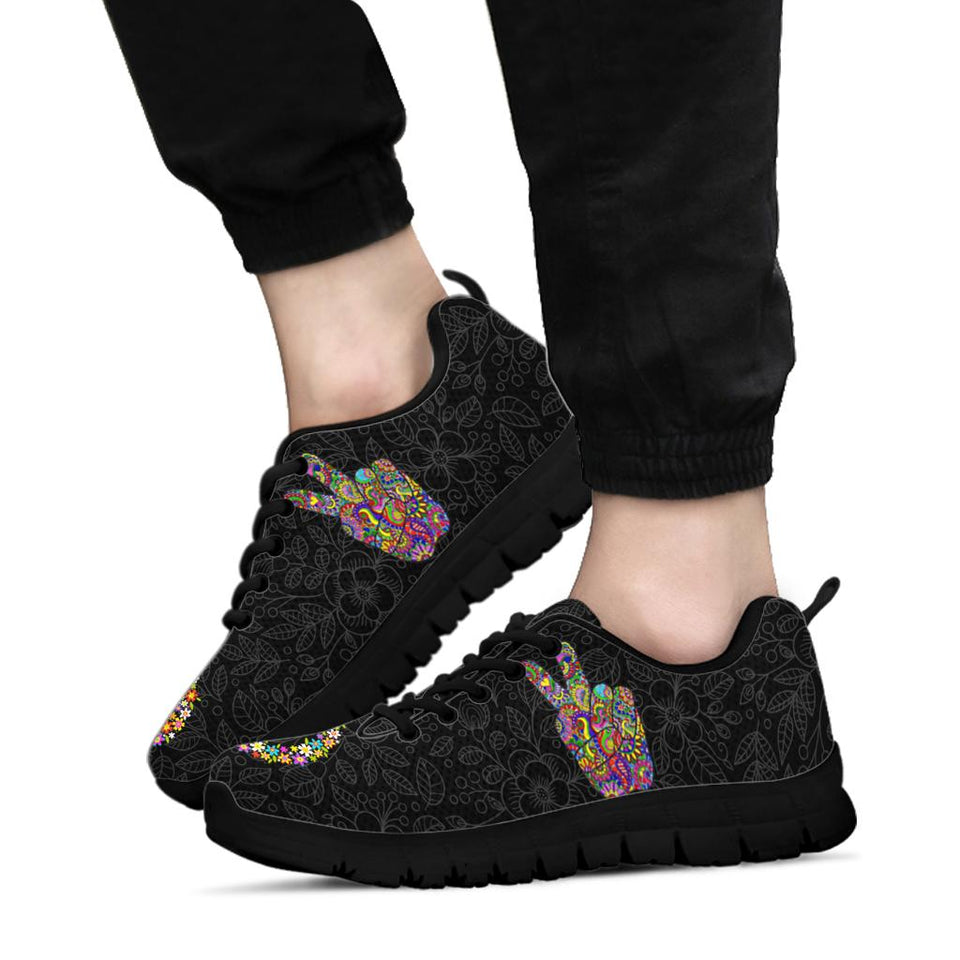 Peace Sign Symbol, Meditation Zen Yoga, Women's Boots