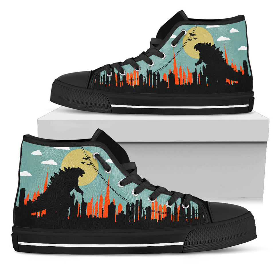 Godzilla Shoes High Top Sneakers