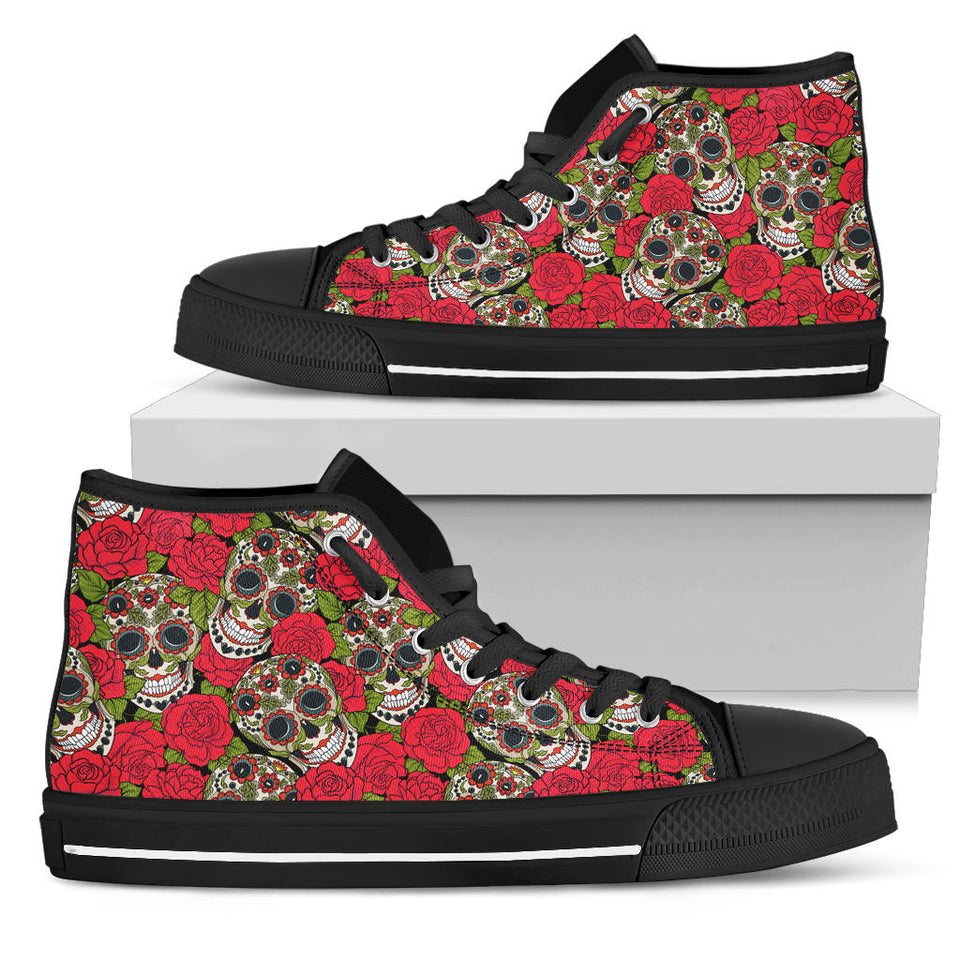 Womens Skull Boots, Womens Leather Boots high top
