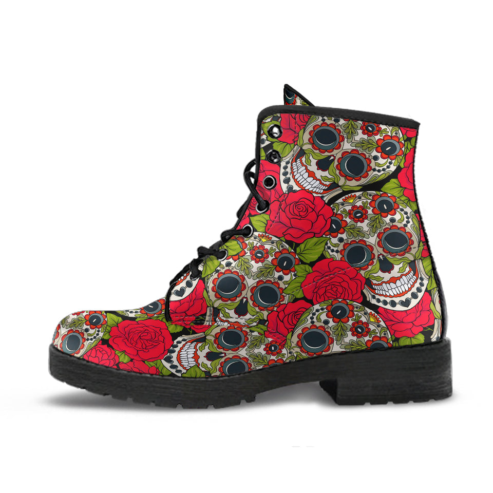 Womens Skull Boots, Womens Leather Boots, premium Boots Women, Handcrafted Boots, Winter Boots Women, Womens Rain Boots - up lai