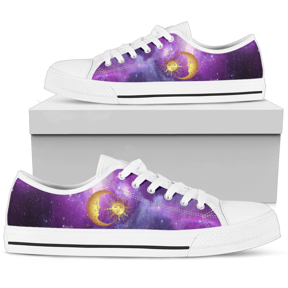 Sun Moon Mandala, Cosmic Galaxy Stars, Women's Boots