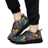 Skull Cat, Leather Shoes, Womens Skull Boots SNEAKERS