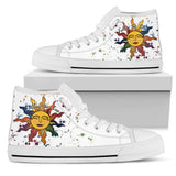 Hippie Sun hand painted shoes