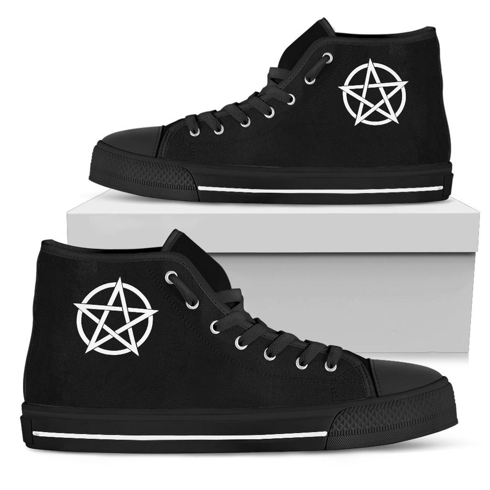 Pentacle Ladies High Top Shoes