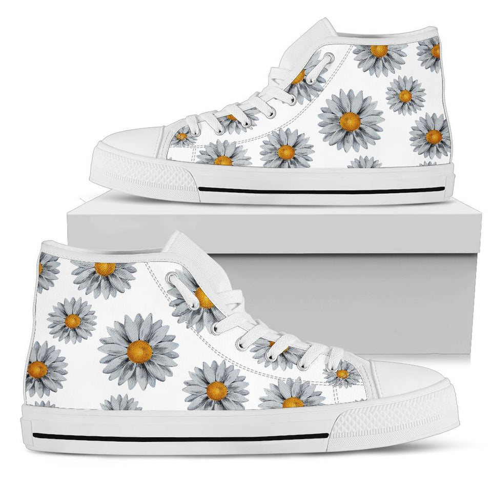 Summer Daisy hand painted shoes
