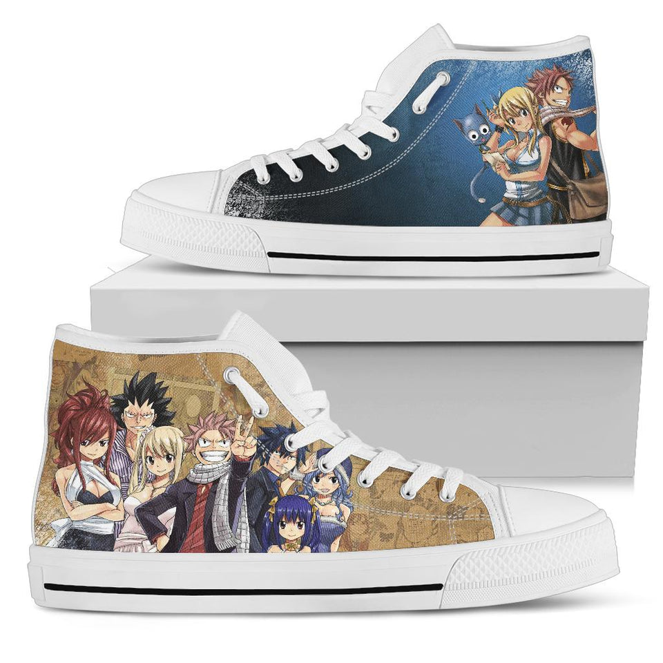 Fairy Tail Custom Sneakers, Dragon Slayers Custom Shoes