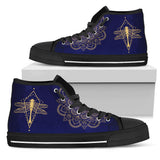 Golden Dragonfly, Lotus Mandala Boots high top( lam lai)