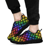 Dragon Scale, Bright Colorful SNEAKERS
