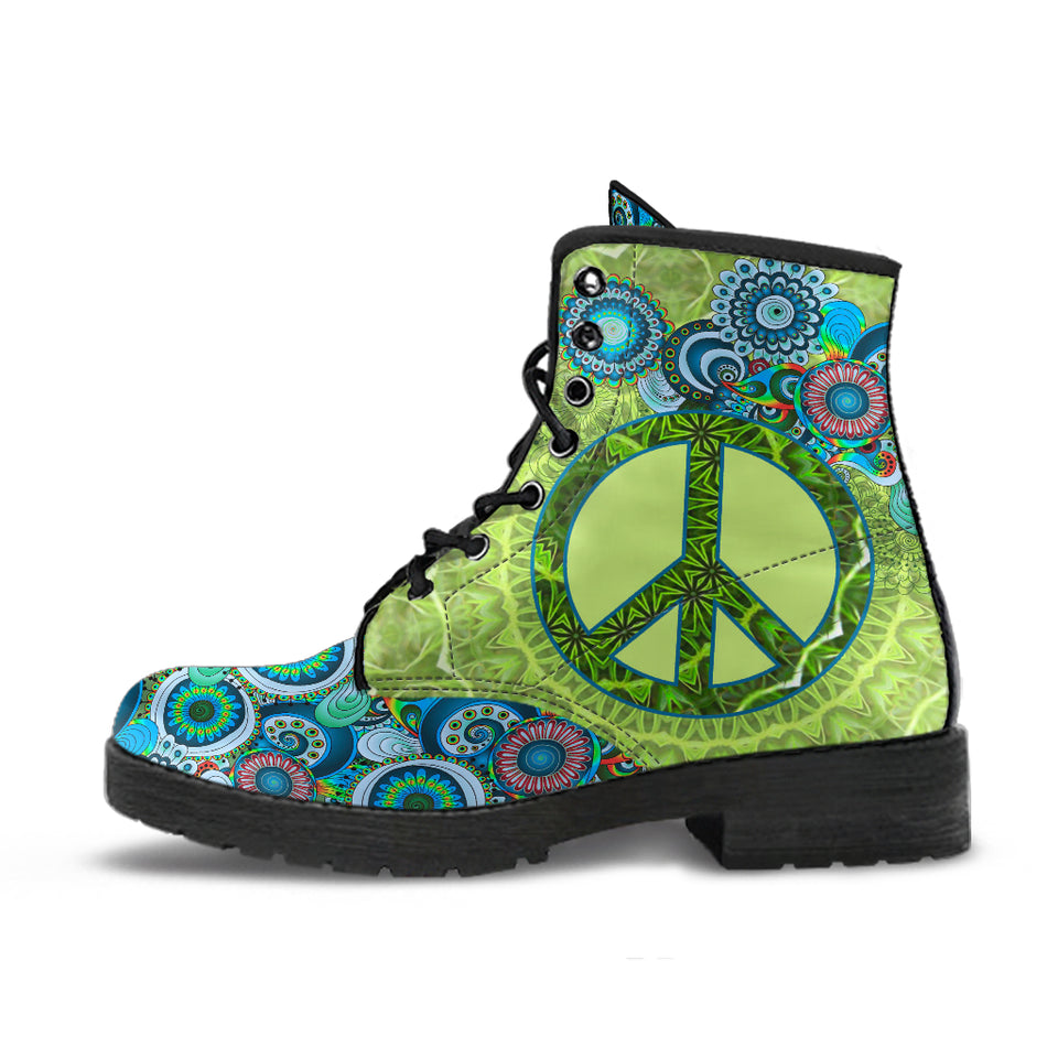 Womens Leather Boots, Mandala Piece, Fashion Shoes, Womens Boots