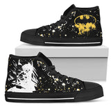 Batman Custom Sneakers, DC Comics Custom Shoes Black