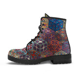 Mandala Boxes, Polar Boots, Multi Colored, Lace Up Boots, Women's Boots
