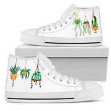 Hanging plants Hand painted shoes