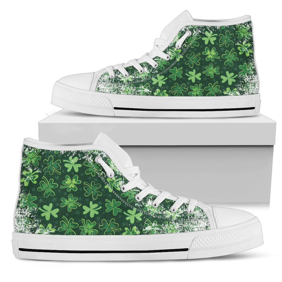 Lucky Shamrock of St.Patrick Custom printed Sneakers