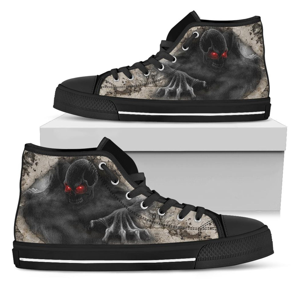 Skull Shoes for Men Fashion Sneaker High Top 4