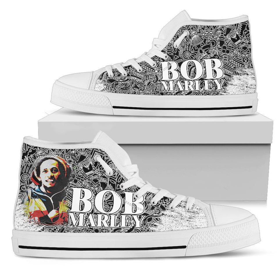 Bob Marley Custom Sneakers