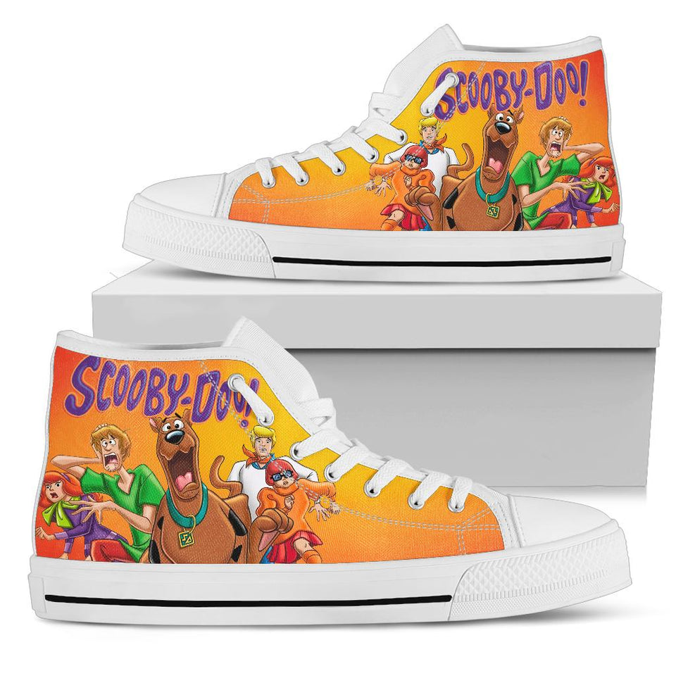 Scooby Doo Custom High Tops white