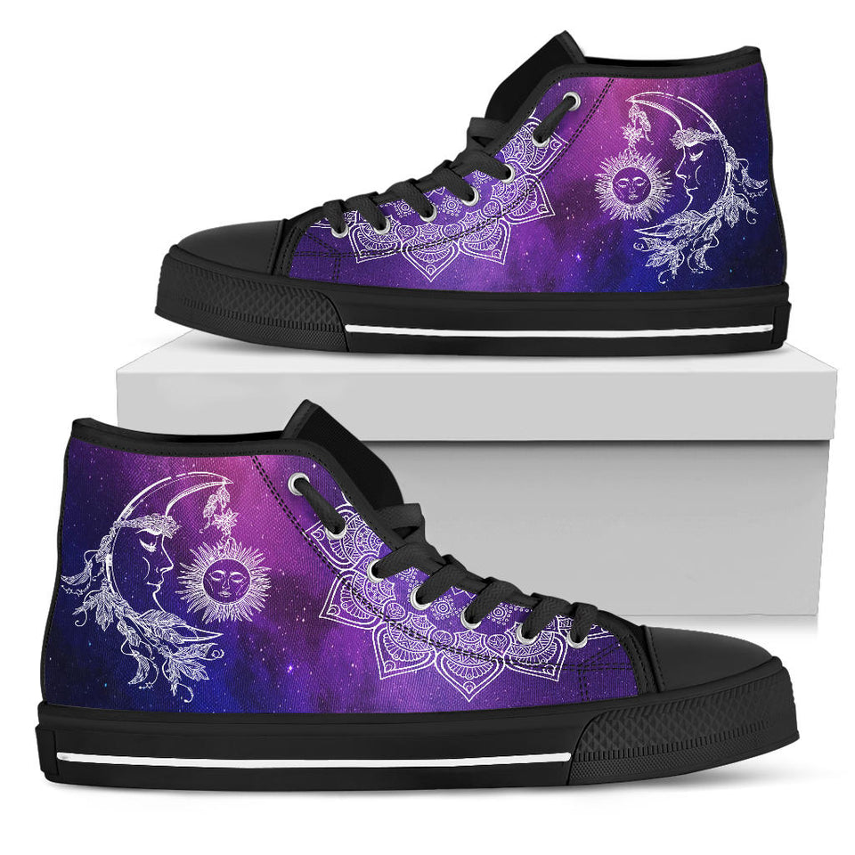 Sun Moon, Handcraft Boots high top