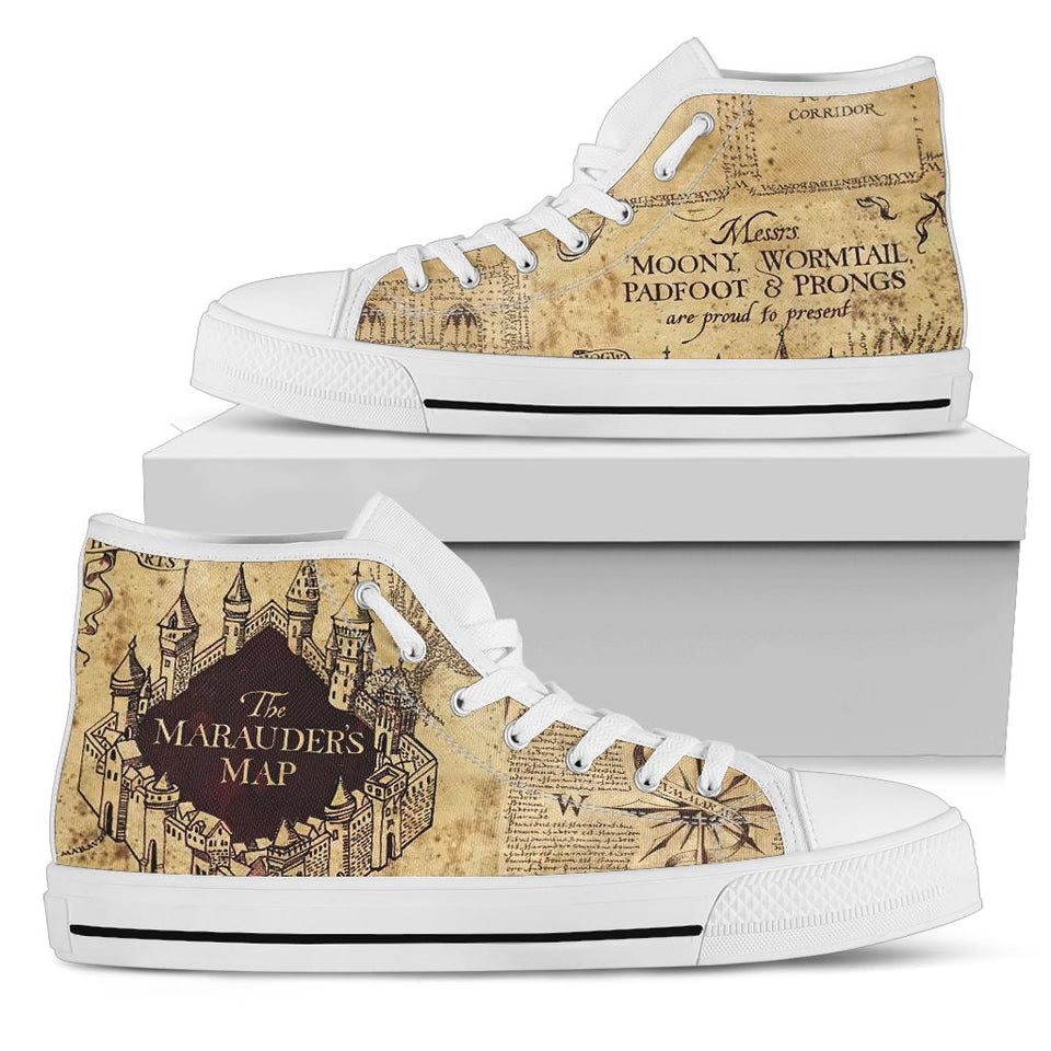 Marauders Map- Harry Potter Shoes