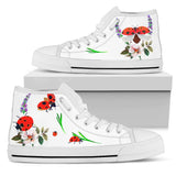 Colourful Boho Ladybird hand painted shoes