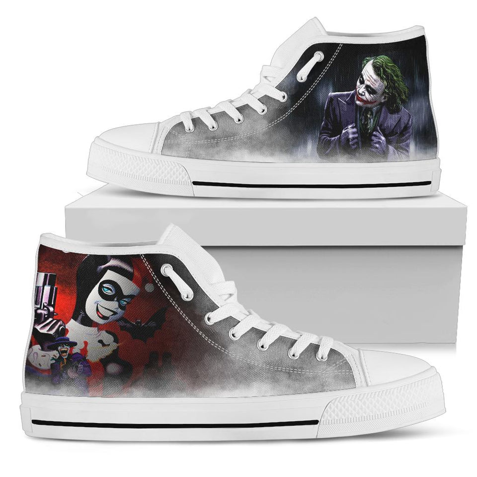 Comics Joker and Harley Custom Made Shoes