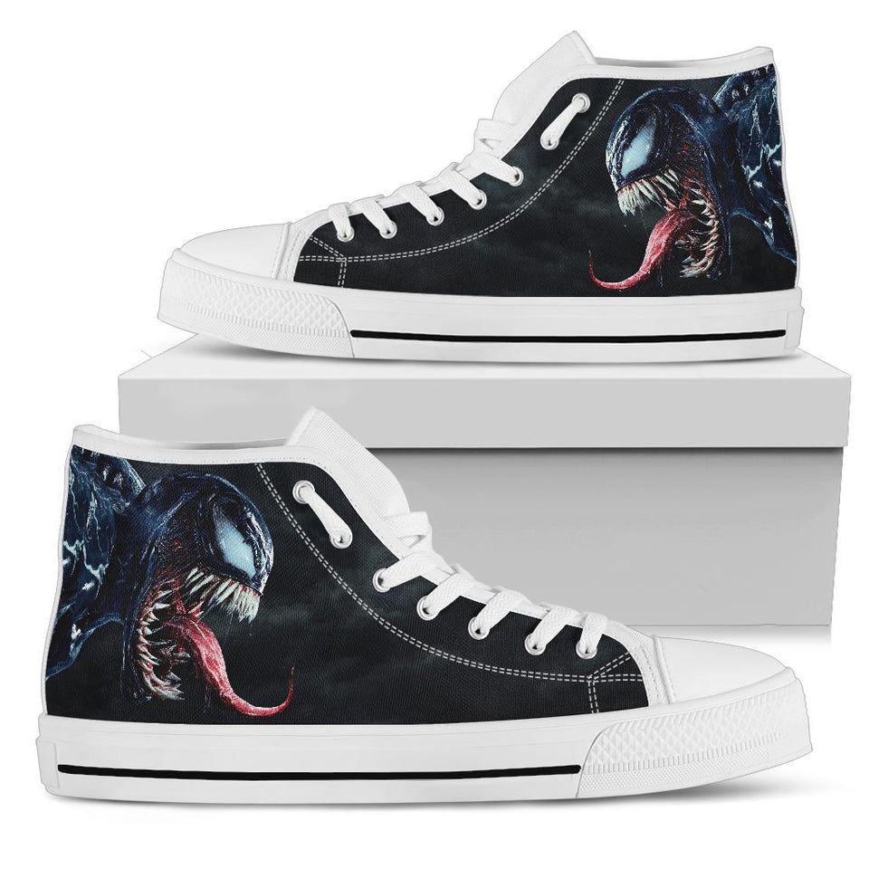 Venom Shoes, Spiderman Converse Style Shoes