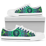 Peacock Mandala, Turquoise Teal Green, Women_s Boots, Vegan