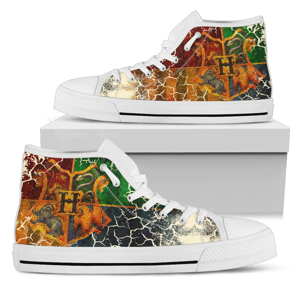 Hogwarts houses arms Harry Potter shoes