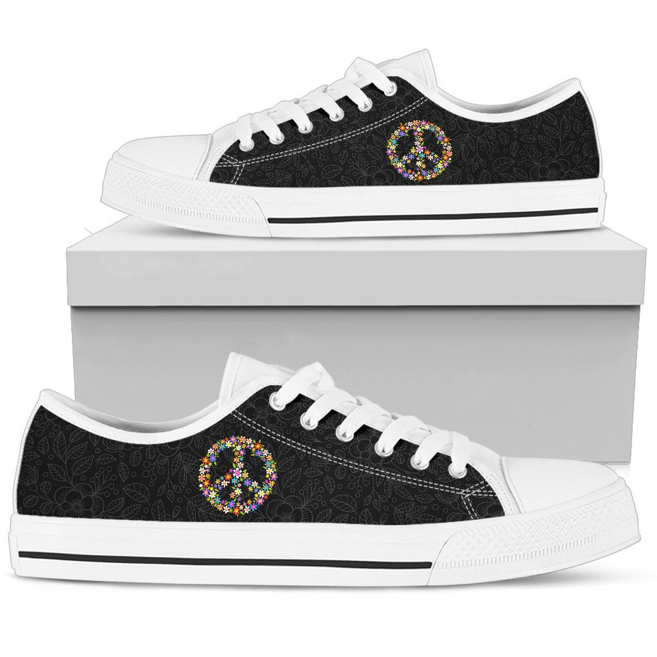 Peace Sign Symbol, Meditation Zen Yoga, Women's Boots