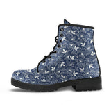 Flower Fractal, Handmade Boots, Leather Boots Women, Hippie Festival