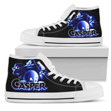 Movie Custom Hightop Shoes, Harvey Comics Casper Casual Shoes, Cartoon Fashion Shoes, Comedy Unisex Hi Tops