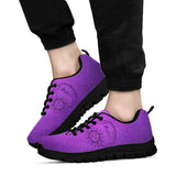 Purple Sun And Moon, Leather Boots SNEAKERS