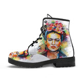 Frida Khalo Women's Canvas Boots I Statement Piece I Frida Khalo collector I Frida Khalo Lover