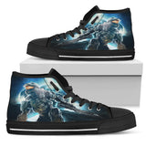 Halo Master Chief High Top Sneaker Master Chief Converse Style Unisex Shoes black