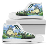Totoro High Top Shoes, My Neighbor Totoro Unisex Hightop Sneaker, Anime Shoes