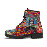 Frida, Kahlo, Women's Vegan Leather Boots designed by SJB