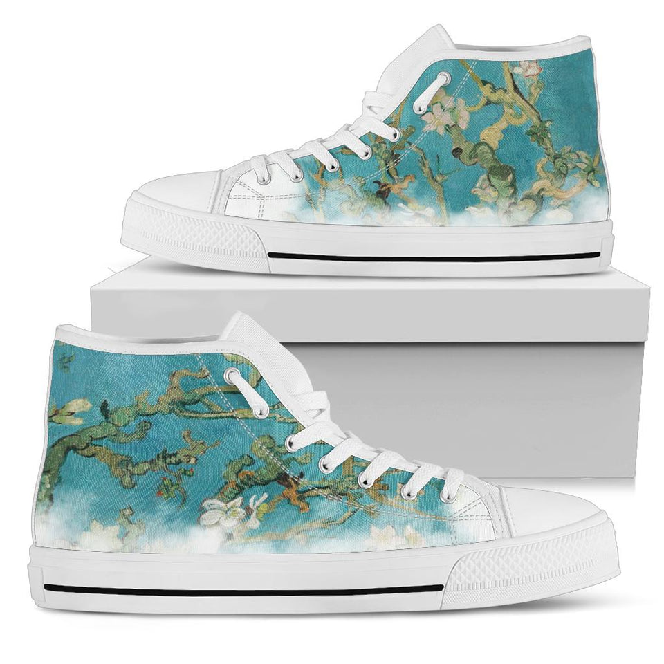 Almond Blossoms - Vincent van Gogh, Custom Made Shoes