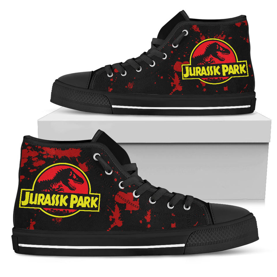 Jurassic Park Custom Canvas High Top